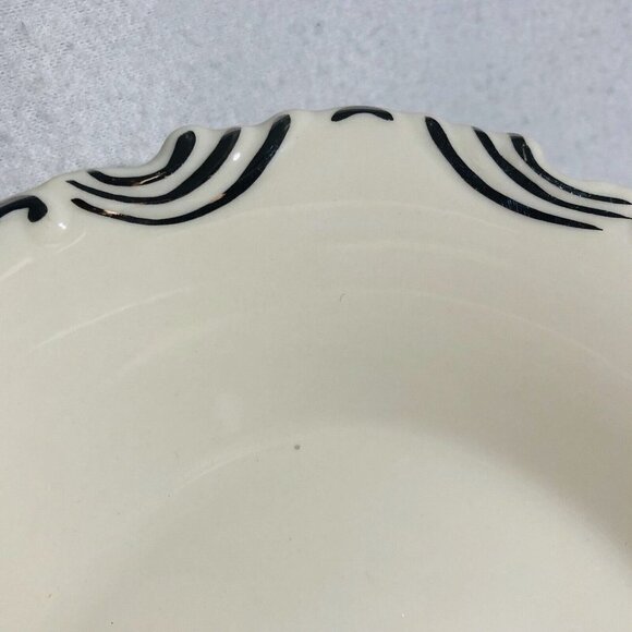 Vintage Columbia Syracuse Serving Tray Old Ivory 12" Oval Plate Platter Oval Big - Picture 7 of 9